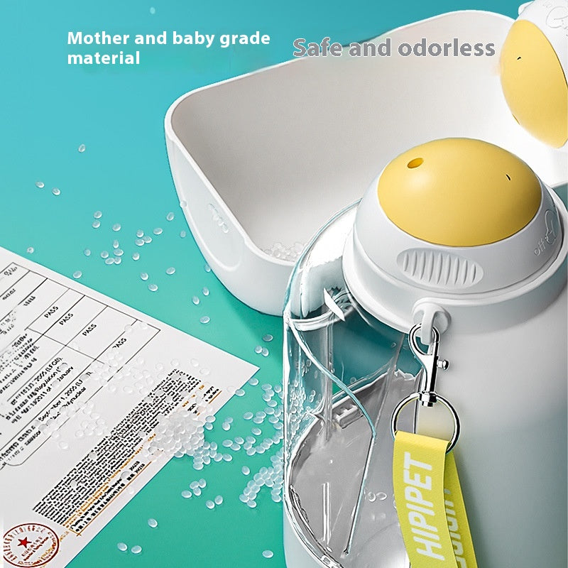 2 in 1 Dog Large Capacity Pets Out Drinking Pot Cat Water Dispenser Portable Water Cup Water and Food Integrated Bowl Pet Products